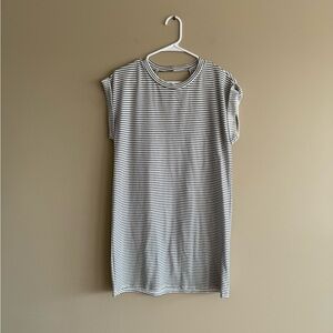 I JOAH Black and White Striped Dress